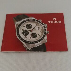 Tudor Chronograph Prince Date Watch Booklet in Spanish C. 1999